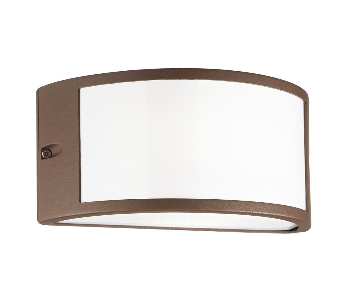Ideal Lux - Vonkajšie nástenné svietidlo REX 1xE27/60W/230V IP44 hnedé 213217