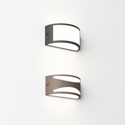 Ideal Lux - Vonkajšie nástenné svietidlo REX 1xE27/60W/230V IP44 hnedé