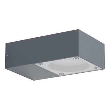Ideal Lux - Vonkajšie nástenné svietidlo SIRIO 1xGX53/9W/230V IP65 antracit