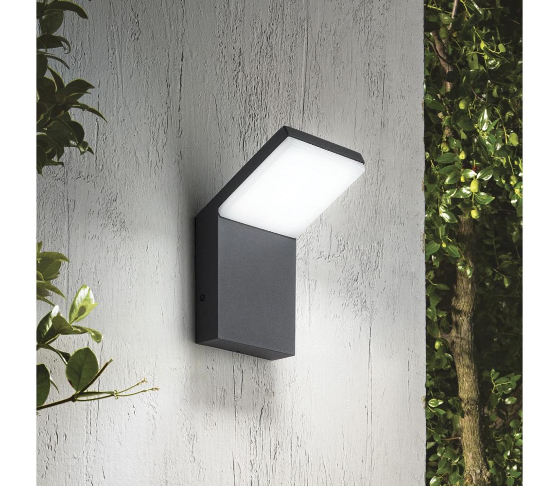 Ideal Lux - Vonkajšie nástenné svietidlo STYLE LED/8,5W/230V 3000K CRI 90 IP54 čierna 322636