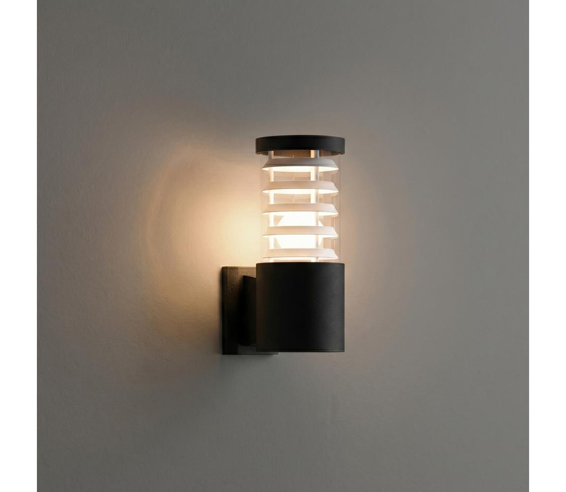 Ideal Lux - Vonkajšie nástenné svietidlo 1xE27/60W/230V čierna