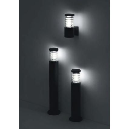 Ideal Lux - Vonkajšie nástenné svietidlo TRONCO 1xE27/42W/230V IP44 čierne