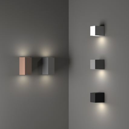 Ideal Lux - Vonkajšie nástenné svietidlo UP 1xG9/15W/230V IP44 antracit