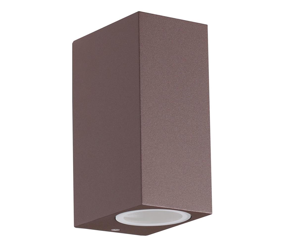 Ideal Lux - Vonkajšie nástenné svietidlo UP 2xG9/15W/230V IP44 hnedé 213354