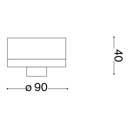 Ideal Lux - Vonkajšie stropné svietidlo CLIO 1xE27/42W/230V IP44 biela