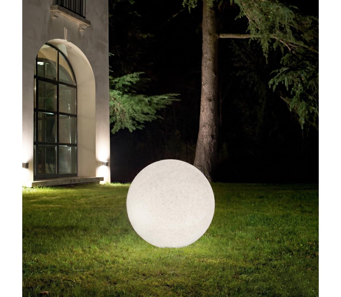 Ideal Lux - Vonkajšie svietidlo DORIS 1xE27/60W/230V, priemer 30 cm, IP44, sivé 214009