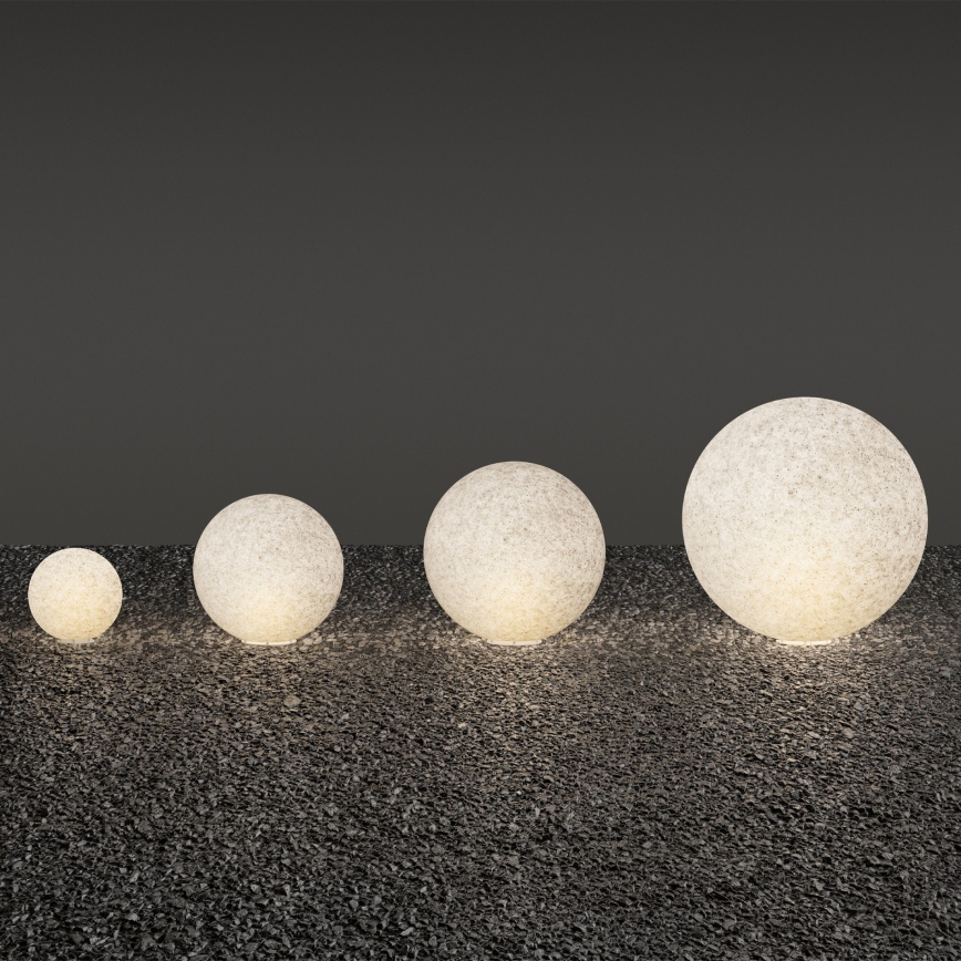 Ideal Lux - Vonkajšie svietidlo DORIS 1xE27/60W/230V, priemer 30 cm, IP44, sivé