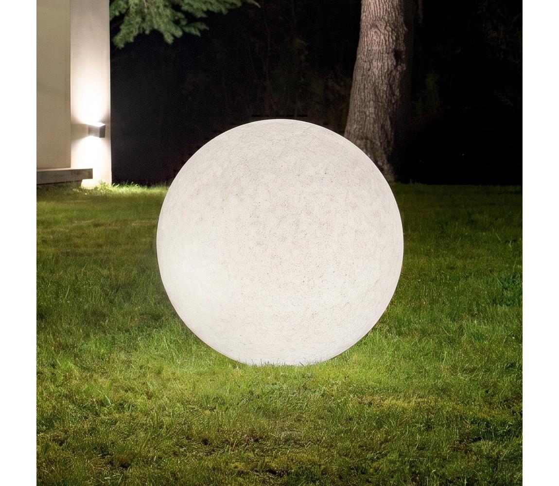 Ideal Lux - Vonkajšie svietidlo DORIS 1xE27/60W/230V Ø 78 cm IP44 sivé 195506