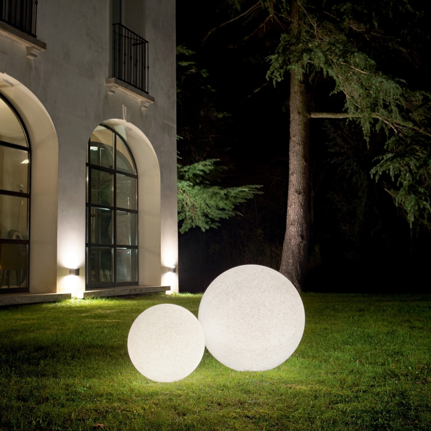 Ideal Lux - Vonkajšie svietidlo DORIS 1xE27/60W/230V Ø 78 cm IP44 sivé