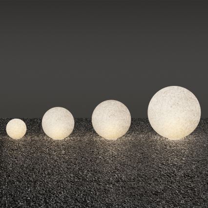 Ideal Lux - Vonkajšie svietidlo DORIS 1xE27/60W/230V Ø 78 cm IP44 sivé