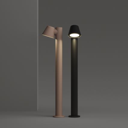 Ideal Lux - Vonkajšie svietidlo GAS 1xGU10/35W/230V 80 cm IP43 hnedé