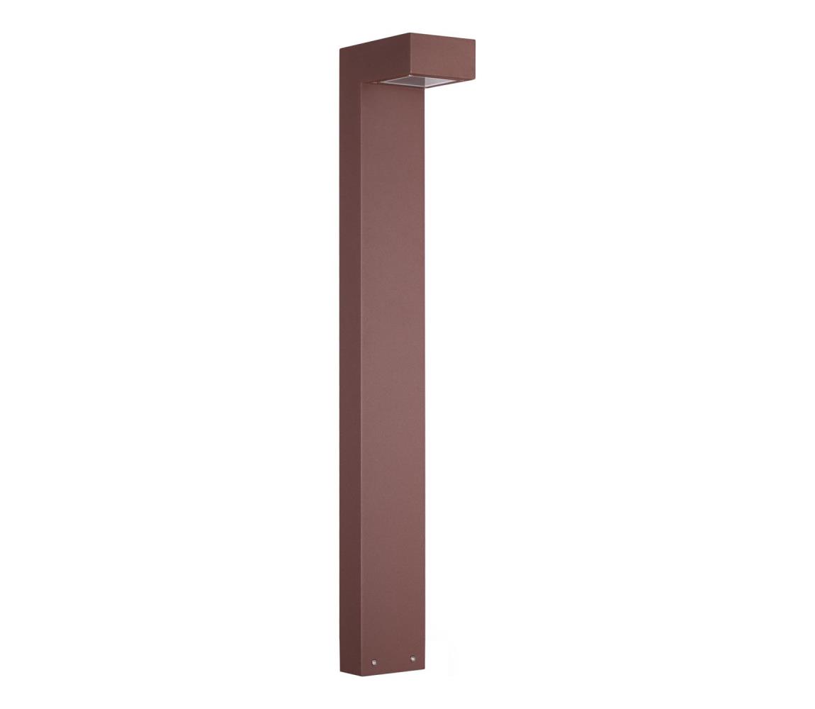Ideal Lux - Vonkajšie svietidlo SIRIO 1xGX53/9W/230V 80 cm IP65 hnedé 213262