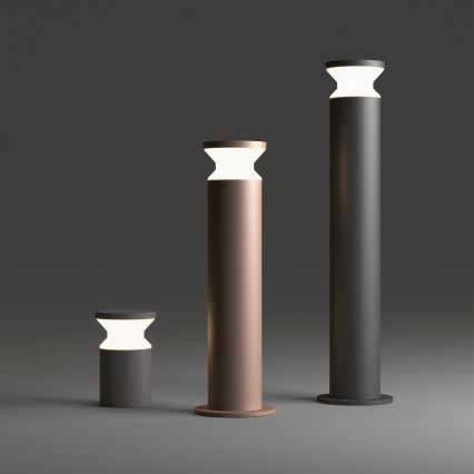 Ideal Lux - Vonkajšie svietidlo TORRE 1xE27/15W/230V 60 cm IP65 čierne