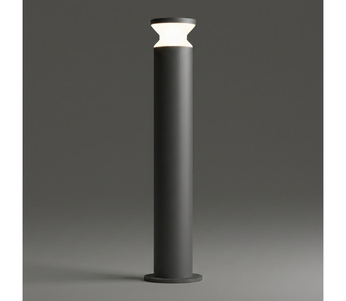 Ideal Lux - Vonkajšie svietidlo TORRE 1xE27/15W/230V 80 cm IP65 antracit 321882