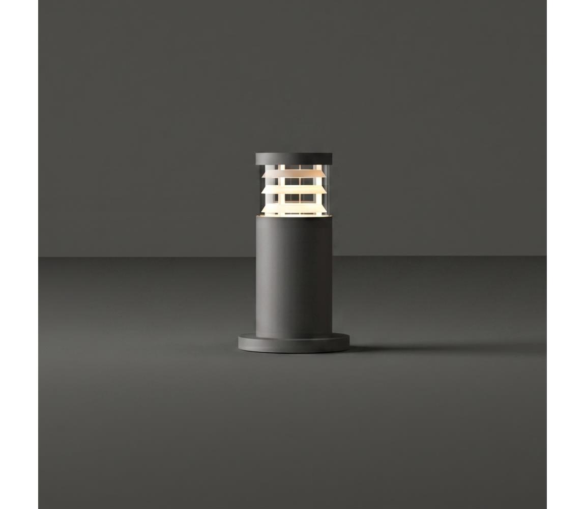 Ideal Lux - Vonkajšie svietidlo TRONCO 1xE27/42W/230V 25 cm IP65 antracit 369761