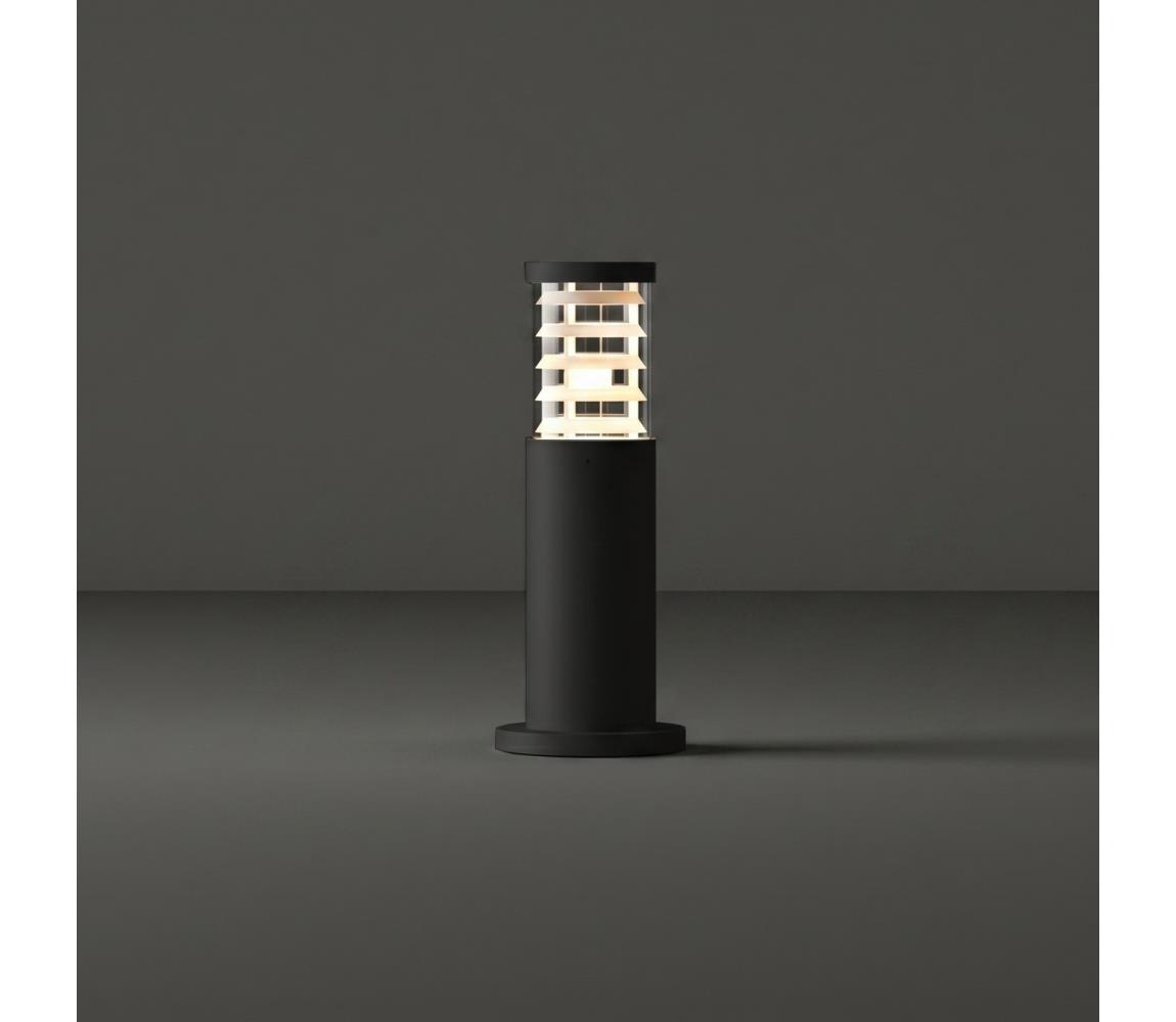 Ideal Lux - Vonkajšie svietidlo TRONCO 1xE27/42W/230V 40 cm IP65 čierne 248295