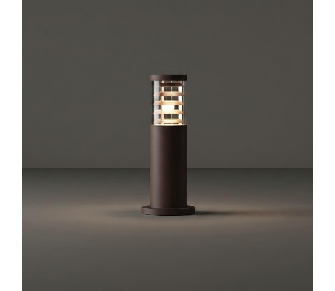 Ideal Lux - Vonkajšie svietidlo TRONCO 1xE27/42W/230V 40 cm IP65 hnedá 248271