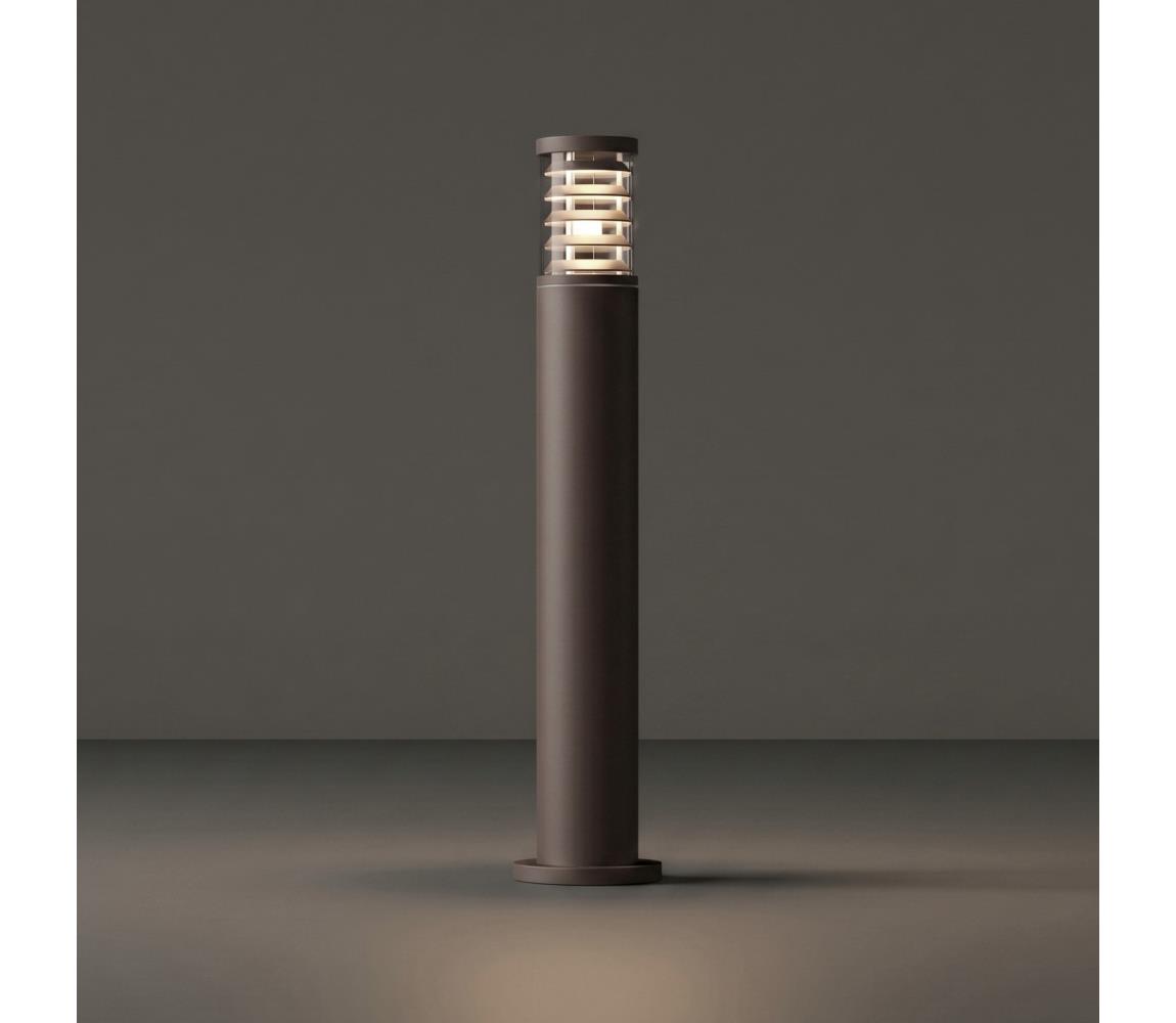 Ideal Lux - Vonkajšie svietidlo TRONCO 1xE27/42W/230V 80 cm IP65 hnedé 163741