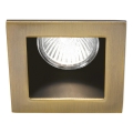 Ideal Lux - Zapustené svietidlo FUNKY 1xGU10/50W/230V 9x9 cm mosadz