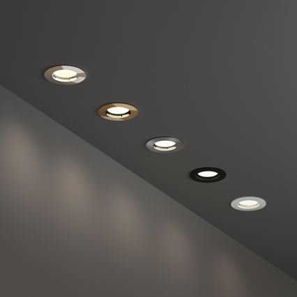 Ideal Lux - Zapustené svietidlo JAZZ 1xGU10/50W/230V pr. 7,7 cm lesklý chróm