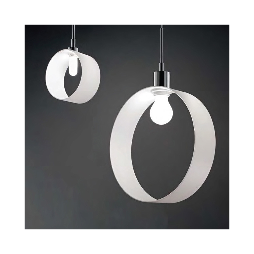 Ideal Lux - Závesné svietidlo 1xG9/28W/230V biela