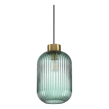 Ideal Lux - Závesné svietidlo na lanku MINT 1xE27/60W/230V pr. 14 cm zelené
