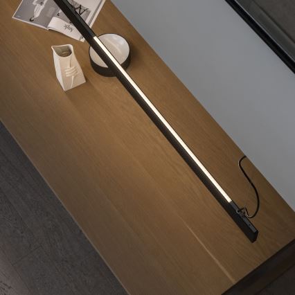 Ideal Lux - Závesný LED luster na lane LINUS LED/32W/230V 3000K CRI 90 120 cm čierna