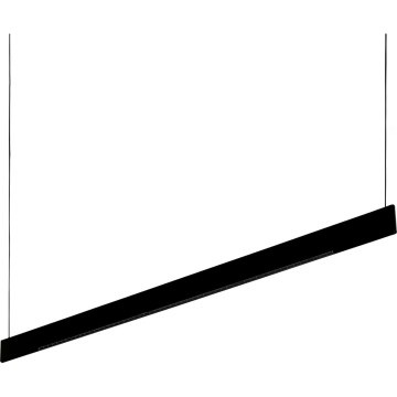 Ideal Lux - Závesný LED luster na lankách DESK ACCENT LED/36W/230V CRI 90 120 cm čierny