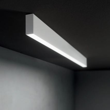 Ideal Lux - Závesný LED luster na lanku DESK ACCENT LED/36W/230V CRI 90 120 cm biela