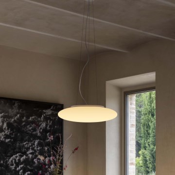 Ideal Lux - Závesný luster na lanku SMARTIES 5xE27/42W/230V, priemer 60 cm, biely