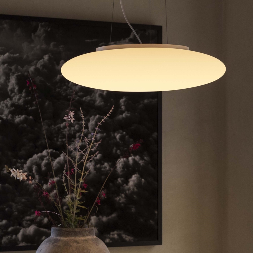 Ideal Lux - Závesný luster SMARTIES na lanku 3xE27/42W/230V pr. 42,5 cm biela