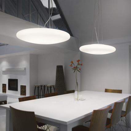 Ideal Lux - Závesný luster SMARTIES na lanku 3xE27/42W/230V pr. 42,5 cm biela