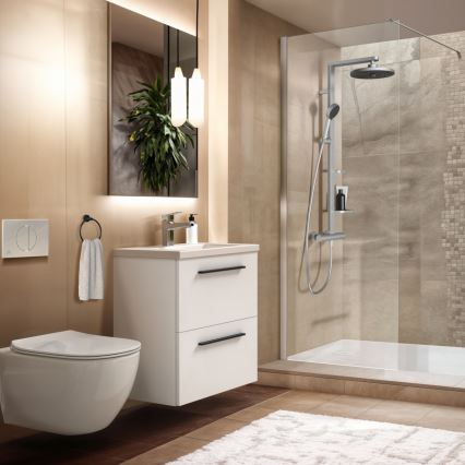 Ideal Standard BD583SI - Sprchová súprava s termostatickou batériou CERATHERM ALU+ matný chróm