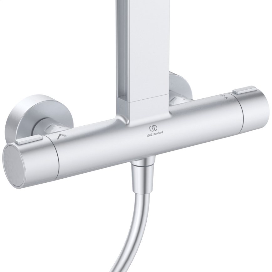 Ideal Standard BD583SI - Sprchová súprava s termostatickou batériou CERATHERM ALU+ matný chróm