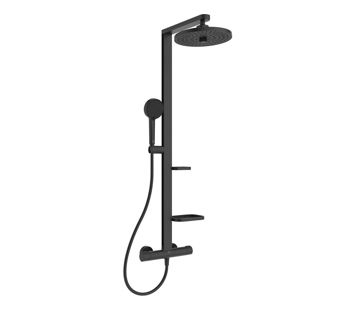 Ideal Standard BD583XG - Sprchová sada s batériou CERATHERM ALU+ matná čierna BD583XG