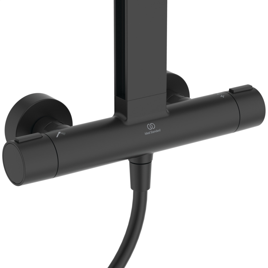 Ideal Standard BD583XG - Sprchová sada s batériou CERATHERM ALU+ matná čierna