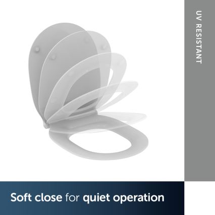 Ideal Standard E036601 - WC sedátko SoftClose CONNECT AIR biele