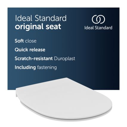 Ideal Standard E772401 - WC sedátko SoftClose CONNECT biele