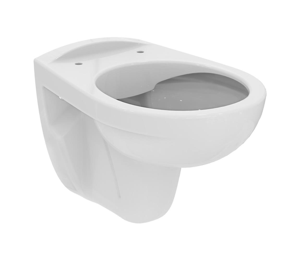 Ideal Standard K881001 - Závesné WC bez oplachového lemu EUROVIT keramika/biela K881001