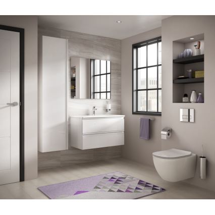 Ideal Standard T354601 - Závesné WC s toaletným sedadlom SoftClose TESI keramika/biela