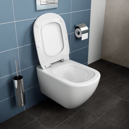 Ideal Standard T354601 - Závesné WC s toaletným sedadlom SoftClose TESI keramika/biela