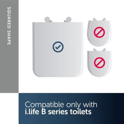 Ideal Standard T468301 - WC sedátko SoftClose I.LIFE B biele
