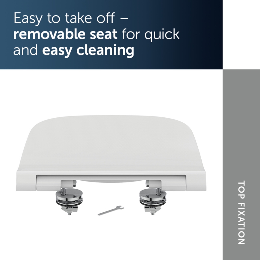 Ideal Standard T500301 - WC sedátko SoftClose I.LIFE B biela