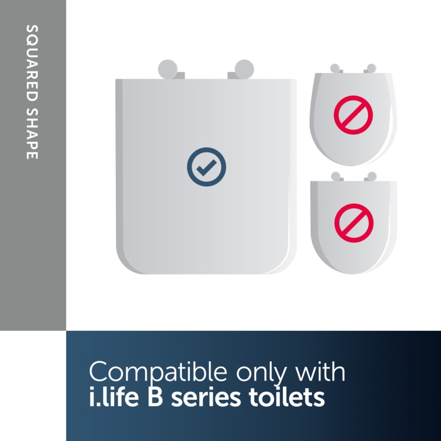 Ideal Standard T500301 - WC sedátko SoftClose I.LIFE B biela