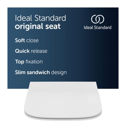 Ideal Standard T500301 - WC sedátko SoftClose I.LIFE B biela