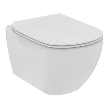 Ideal Standard T536001 - Závesné bezokrajové WC so sedátkom SoftClose TESI keramika/biela