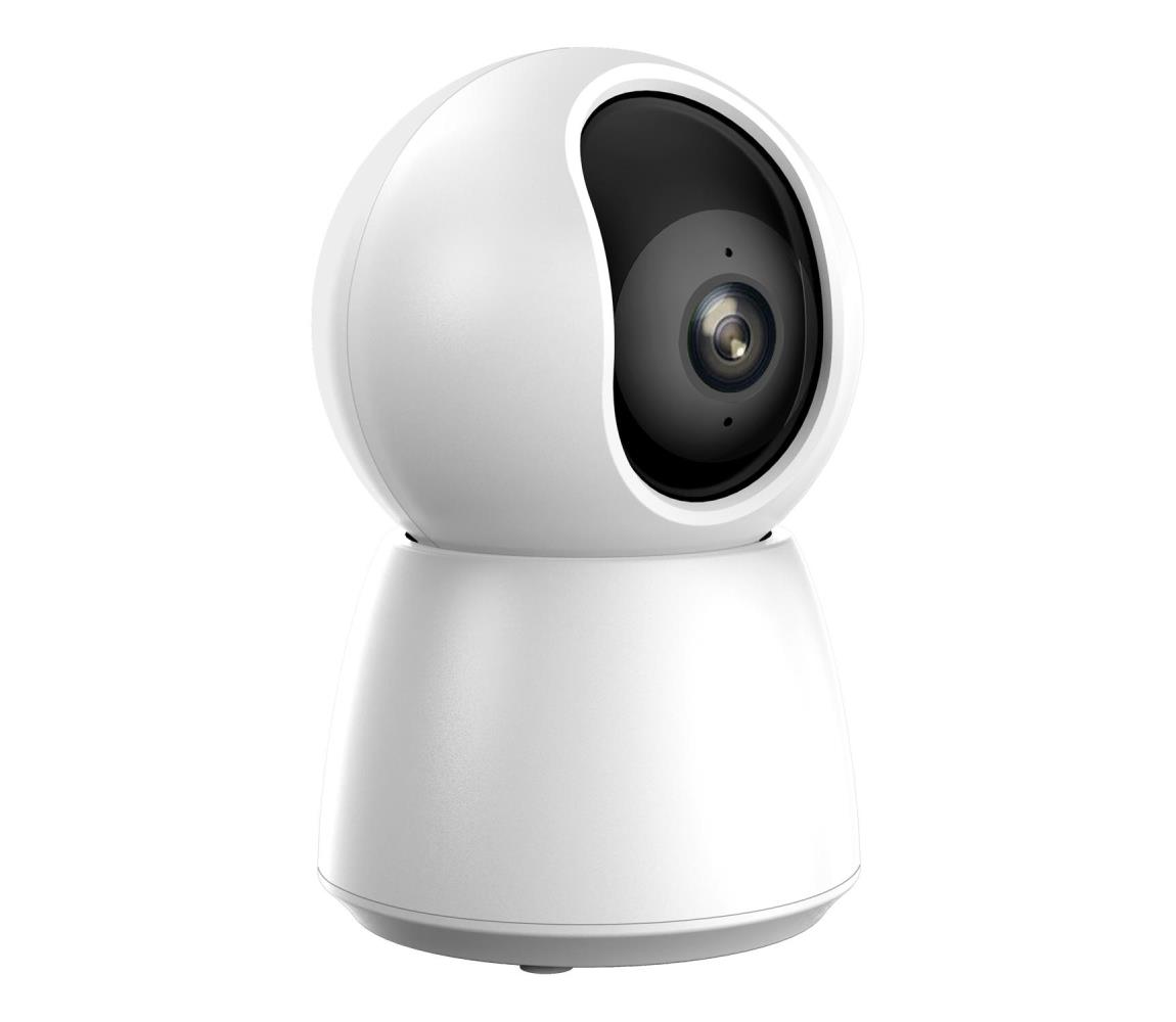 iGET 75020823 - Inteligentná kamera s pohybovým senzorom 2K, 5 V, Wi‑Fi, biela 75020823