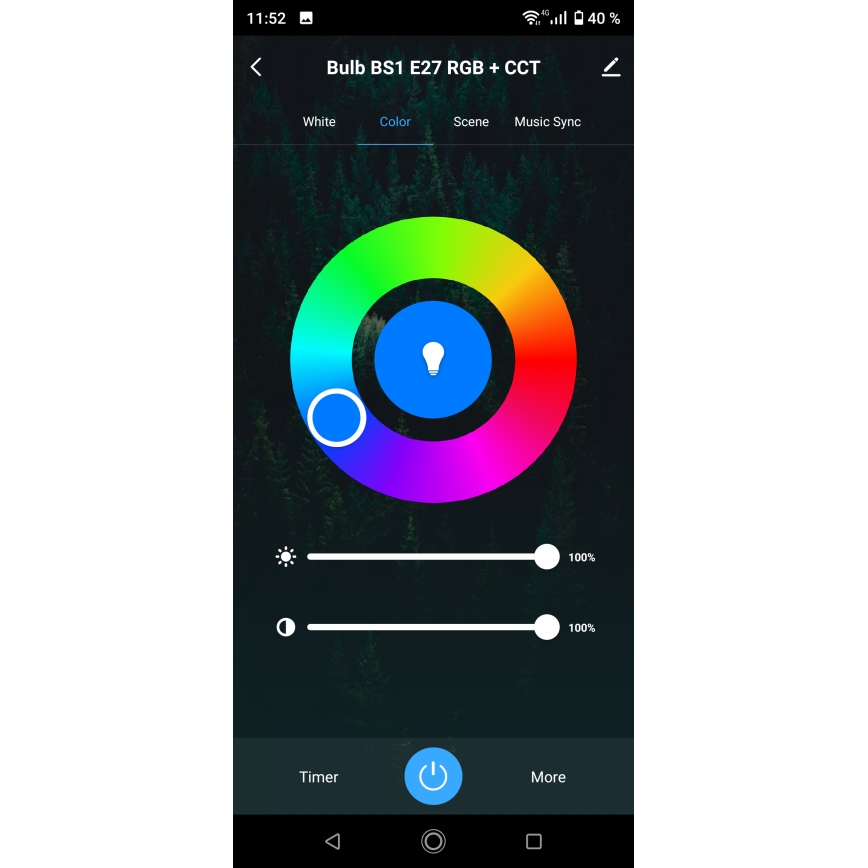 LED RGBW Stmievateľné kúpeľňové stropné svietidlo LED/15W/230V 3000-6500K 22x22 cm IP54 biela Wi-Fi