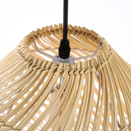 Luster na lanku PELO 1xE27/40W/230V pr. 35 cm ratan