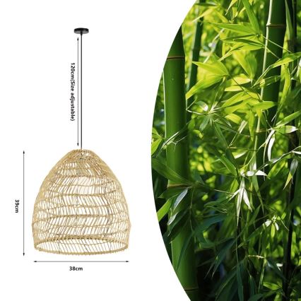 Závesný luster BOHO DELICADO 1×E27/40W/230V, priemer 38 cm